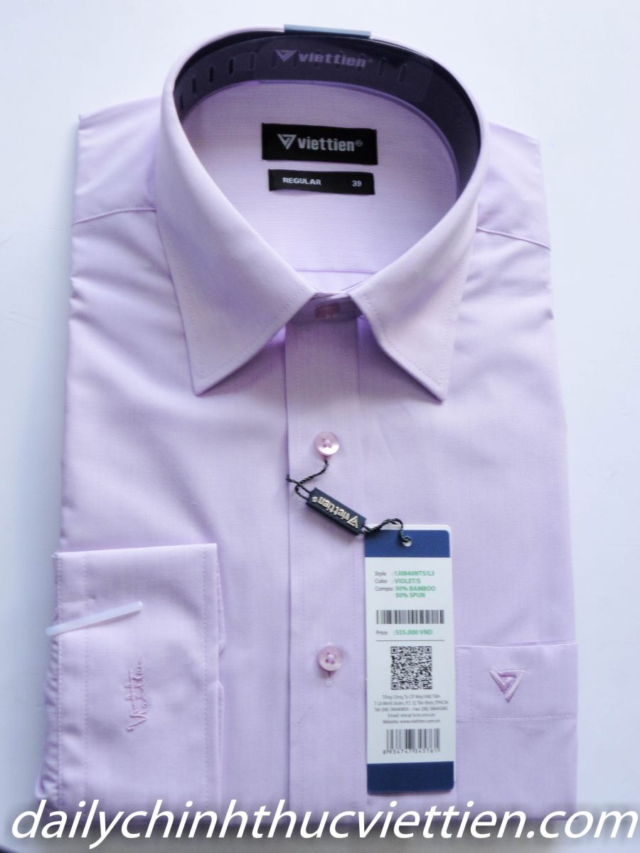 Áo sơ mi dài tay (tím)