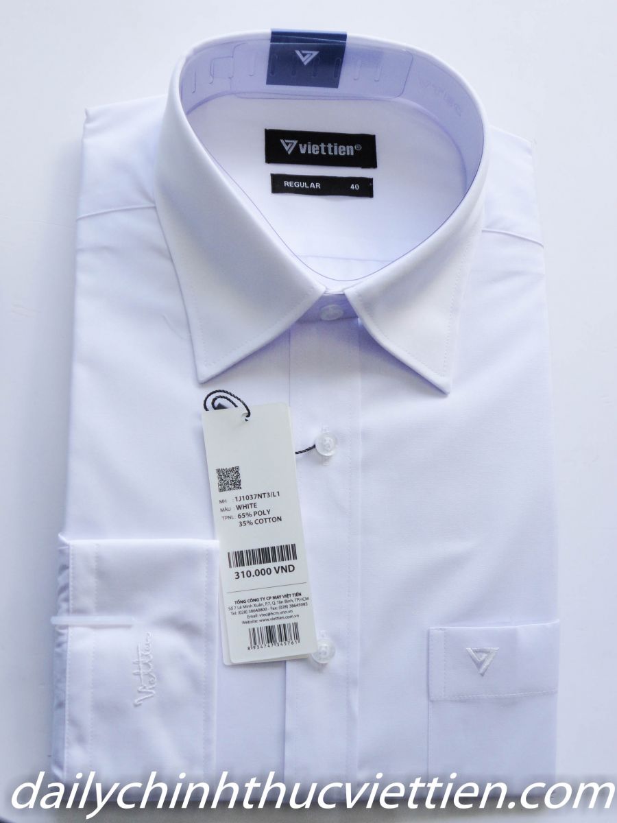 Áo sơ mi dài tay trắng
