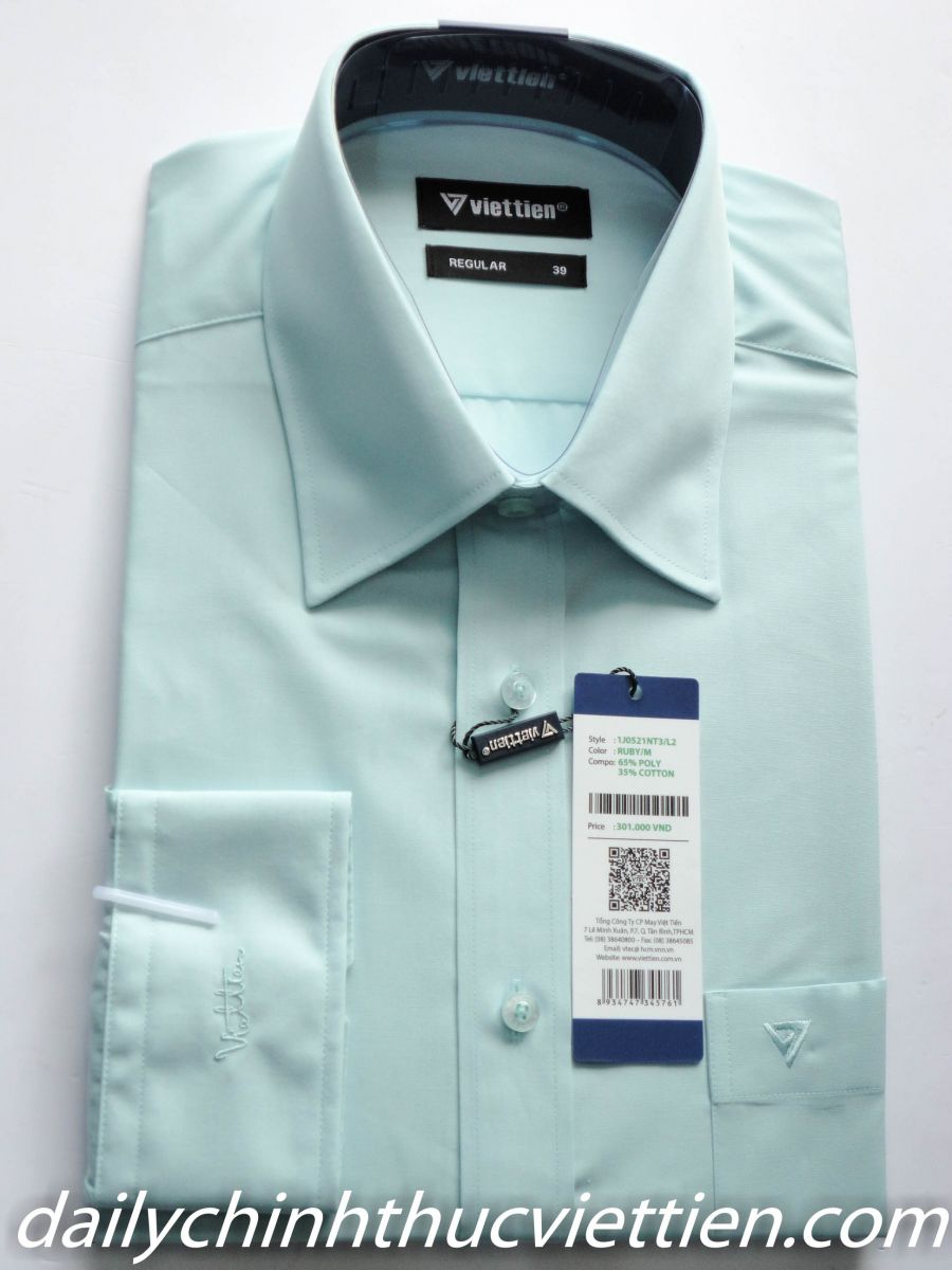 Áo dài sơ mi dài tay 