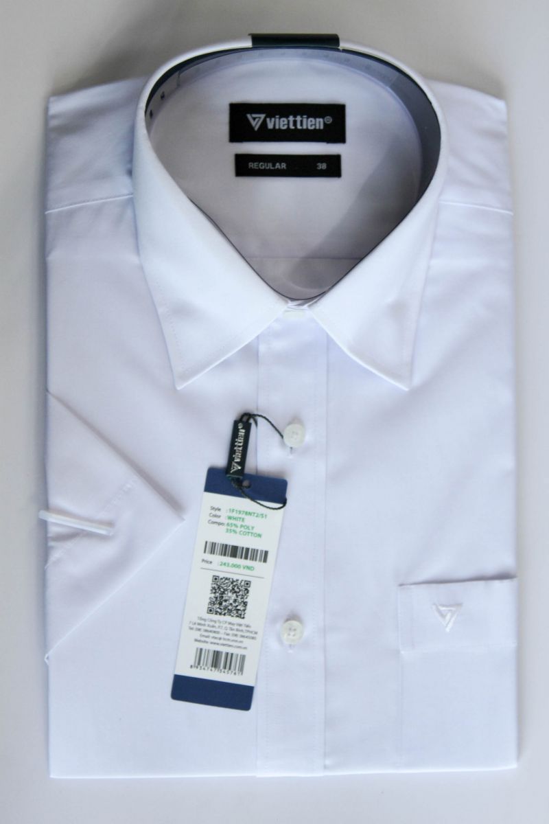 Áo sơ mi ngắn tay ( trắng )